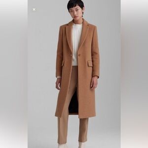 Elegant Camel Club Monaco Women's Wool Coat